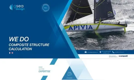 Page d'accueil du site GSEA Design