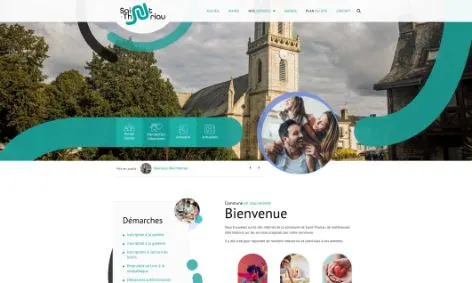 Page d'accueil du site de Saint-Thuriau